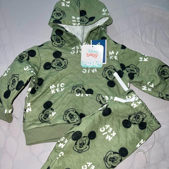 Kids Unisex Mickey Mouse Comfy Set💚 - Picture 2 of 4